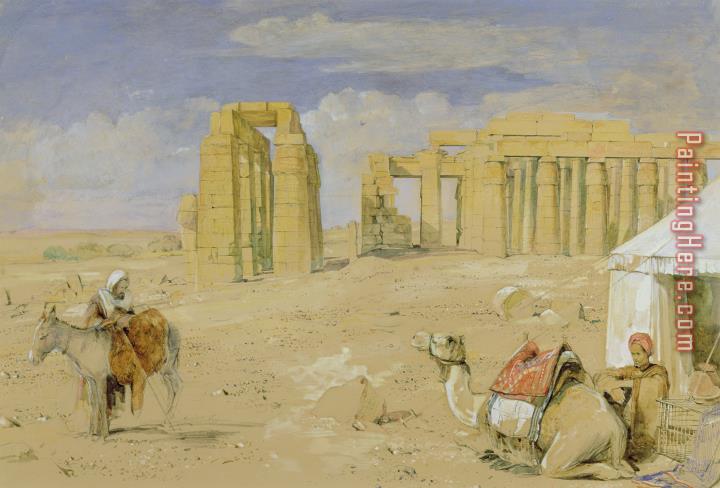 John Frederick Lewis The Ramesseum at Thebes
